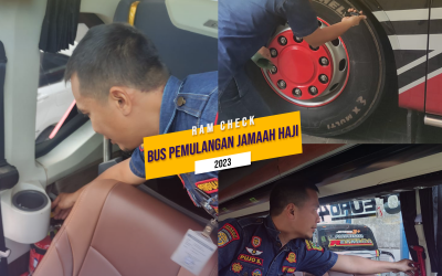 Ramp Check Bus Pemulangan Jamaah Haji